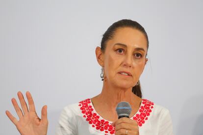 Claudia Sheinbaum en Guadalajara (Estado de Jalisco), este martes.