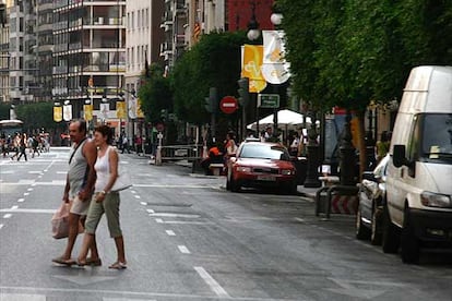 Es una de las vías que más ha subido en el último año, un 15,2%. En esta calle valenciana se pagan 1.320 euros de media por el metro cuadrado y año de alquiler de un local comercial.