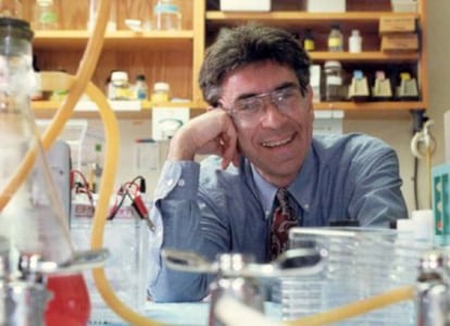 Robert Lefkowitz, en su laboratorio en la Universidad de Duke.
