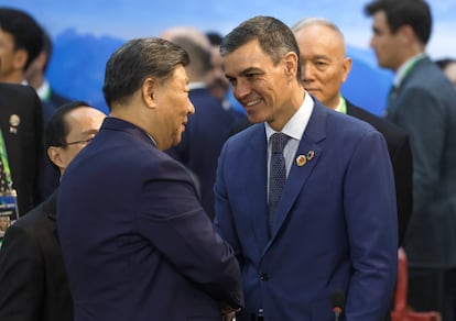 Pedro Snchez y Xi Jinping cumbre G-20 Ro de Janeiro