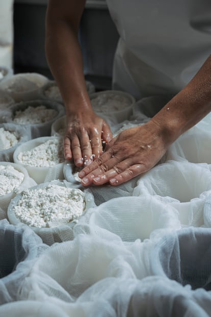 Queso de La Garrotxa, con DOP desde 2024. Imagen proporcionada por la empresa.