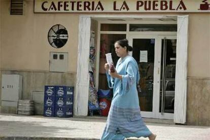 La cafetería en la que fueron detenidos varios de los secuestradores de los dos hermanos marroquíes.