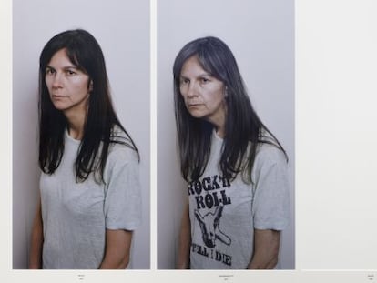 &#039;Rock &#039;n&#039; Roll 70&#039;. Tr&iacute;ptico de Gillian Wearing, 2015.