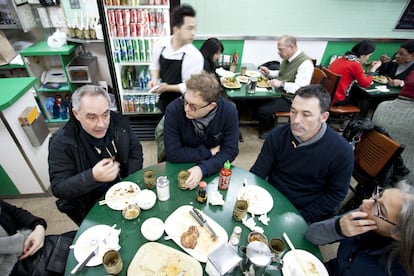 Una pausa: comida en China Town.