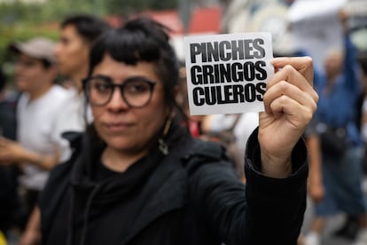 Es la primera marcha convocada en contra de la presencia de extranjeros en la capital mexicana.