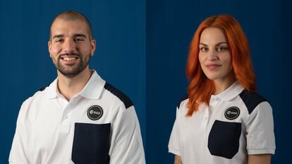 El ingeniero aeronáutico Pablo Álvarez Fernández (León, 1988) y la investigadora Sara García Alonso (León, 1989) han sido seleccionados como astronauta y astronauta suplente de la Agencia Espacial Europea (ESA), respectivamente, dentro del nuevo equipo de astronautas divulgado este miércoles. El último español elegido, y el único hasta ahora en la historia de la ESA, fue Pedro Duque, hace 30 años, en 1992. Sobre ellos recaerá la responsabilidad de misiones clave, como el regreso a la Luna y la futura misión a Marte.