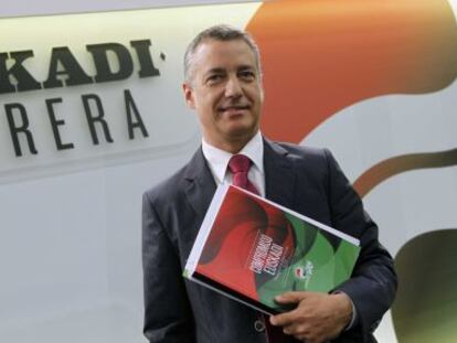 Iñigo Urkullu, en la presentación del programa del PNV para el 21-O.