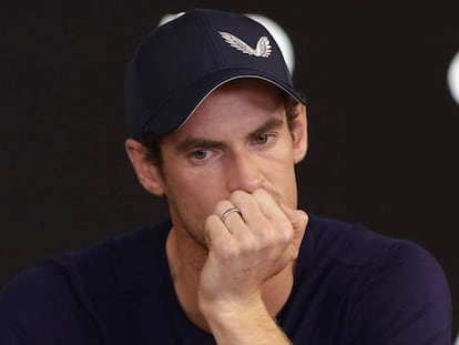 Andy Murray em coletiva de imprensa em Melbourne.