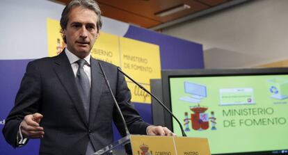 El ministro de Fomento, Íñigo de la Serna.