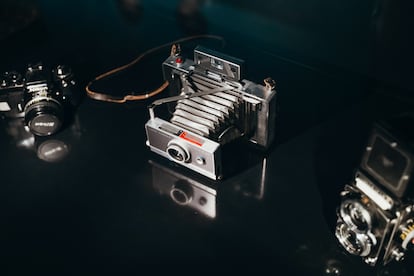 Las cámaras del fotógrafo Helmut Newton.
