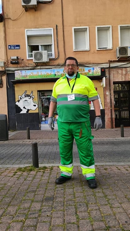 Barrendero golpe de calor Vallecas