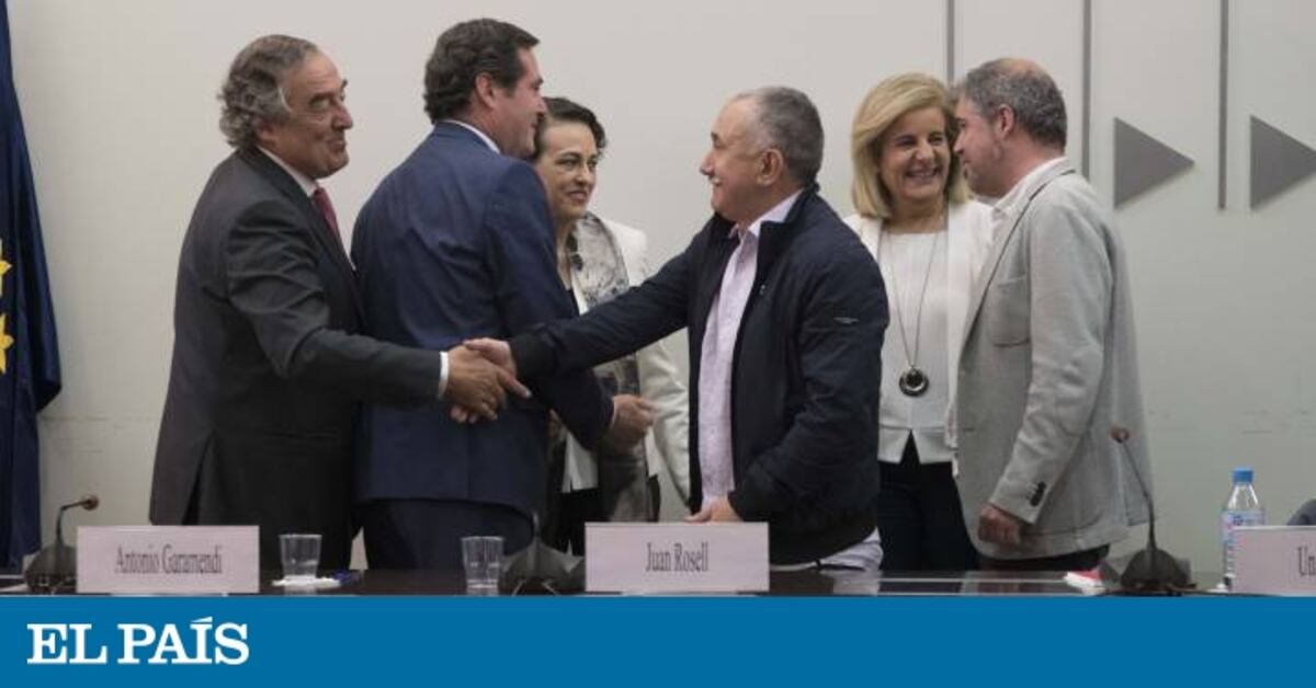 Sindicatos y empresarios firman su pacto salarial y piden a los ...