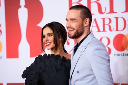 Cheryl Cole y Liam Payne en los premios 'The BRIT Awards 2018' en el estadio O2 en Londres (Reino Unido), el 21 de febrero de 2018. 