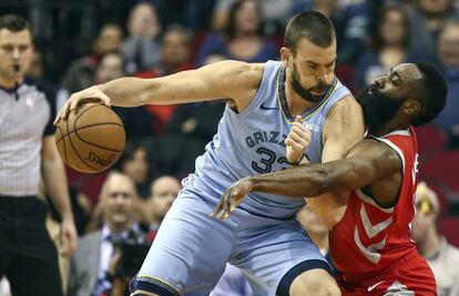 Marc Gasol y James Harden.