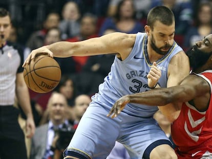 Marc Gasol y James Harden.