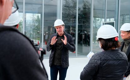 El arquitecto Winy Maas responsable del diseño del Depot del museo Boijmans. 