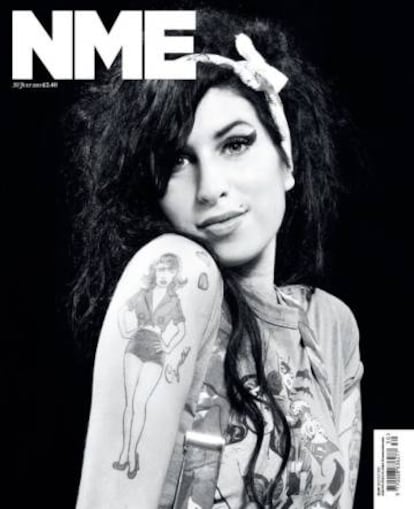Amy Winehouse en la portada de NME en 2011.