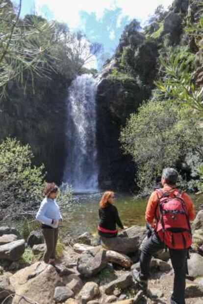 La cascada del Charco de la Virgen, próxima a Tolox.