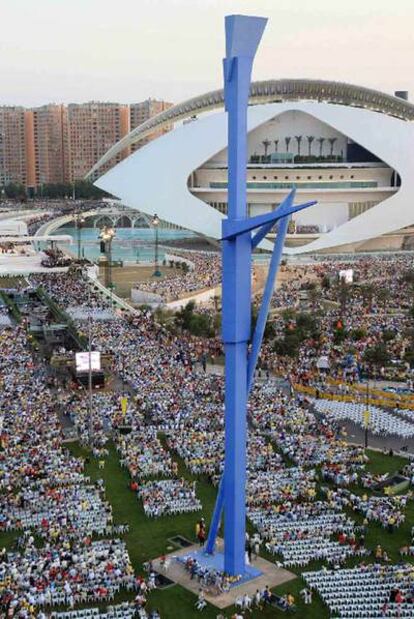 Encuentro Mundial de la Familia con el Papa en Valencia en 2006.