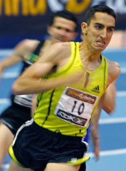 Arturo Casado, en la carrera de 1.500 que ganó en Valencia.