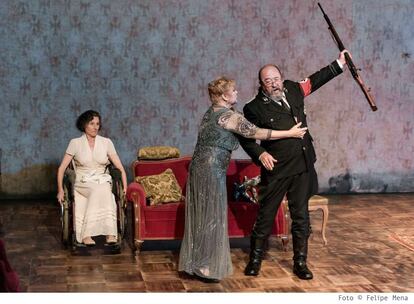 Escena de 'Davant la jubilació', dirigida por Krystian Lupa.