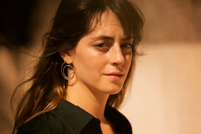 Elisa Levi, retratada en Mallorca duranta la celebración del festival Literatura Expandida.