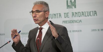 El portavoz del Ejecutivo andaluz, Miguel &Aacute;ngel V&aacute;zquez.