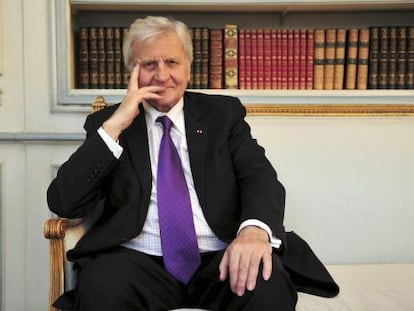 Jean-Claude Trichet, en su oficina en el Banco de Francia.