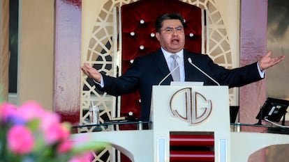 Naasón Joaquín, en agosto de 2018, en Guadalajara.

