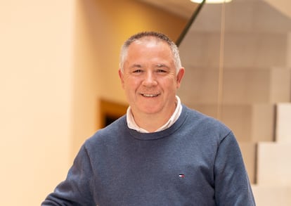 José Ángel Fraga, director de la Academia Newton Formación, en Vilalba (Lugo).