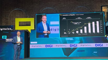 El consejero delegado de Digi, Marius Varzaru, durante su intervención en el DigitalEs Summit 2025.