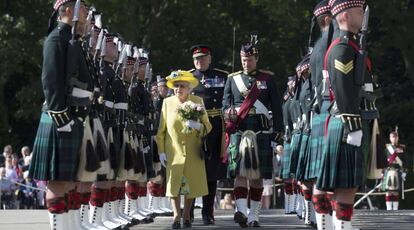 Isabel II en uno de sus últimos actos públicos, el 2 de julio en Edimburgo.