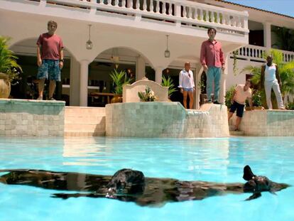 Una escena del primer episodio de &#039;Mad Dogs&#039;