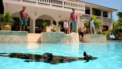 Una escena del primer episodio de &#039;Mad Dogs&#039;