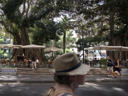 Una panor&aacute;mica de la plaza de Gabriel Mir&oacute;.