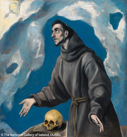 San Francisco recibiendo los estigmas, de El Greco