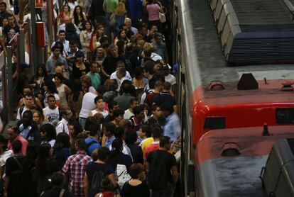 Estaci&oacute;n de Atocha, Madrid.