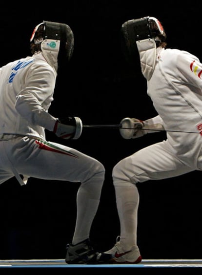 Combate entre José Luis Abajo y el húngaro Gabor Boczko