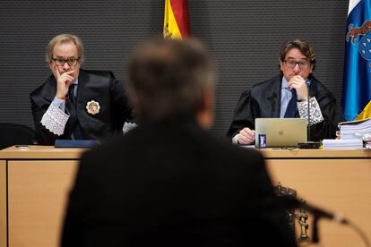 Vista ayer del juicio del 'caso Faycán' por corrupción contra 29 personas, entre funcionarios municipales, empresarios y cargos públicos del PP en Las Palmas.