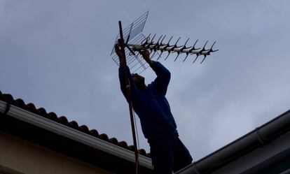 El cambio a la TDT implicaba la reorientaci&oacute;n de las antenas.