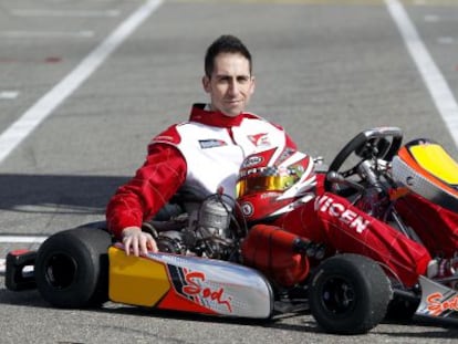 El piloto de &#039;karts&#039; Vicente Escrihuela.