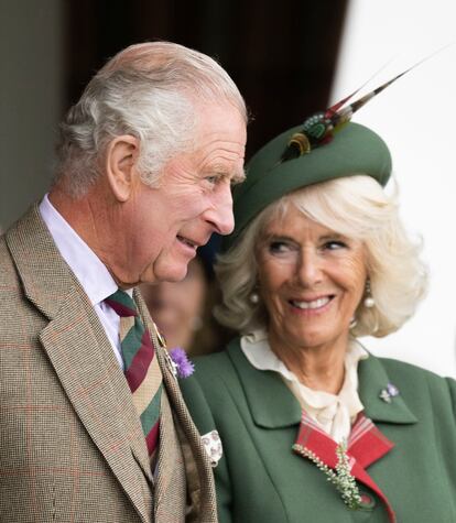 La foto elegida por Carlos III y Camila para su felicitación navideña. Una imagen que fue tomada en los Juegos de Braemar el 3 de septiembre de 2022.