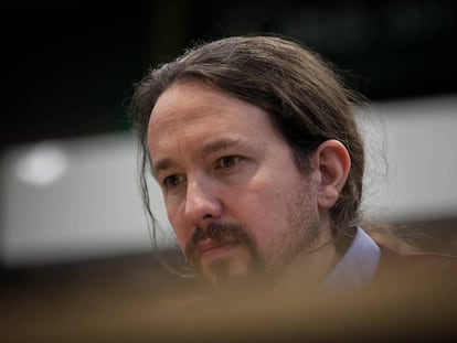 El secretario general de Podemos, Pablo Iglesias.