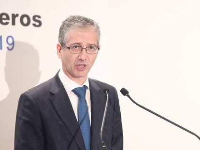 El gobernador del Banco de España, Pablo Hernández de Cos.