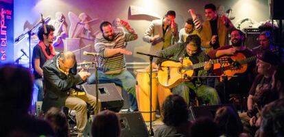 Actuación de la banda de Diego Guerrero.