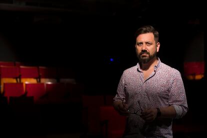 El actor Felipe Cabezas, en la Sala Fènix, de Barcelona.