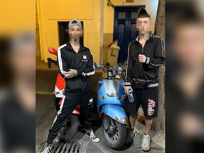 Los dos detenidos, en una imagen de su perfil de redes sociales.