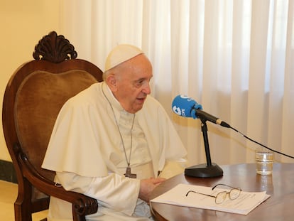 La cadena Cope ha emitido este miércoles una entrevista de Carlos Herrera al papa Francisco realizada en Roma.