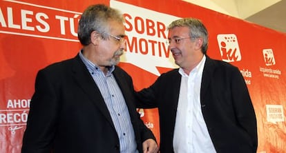 Ángel Pérez y Gregorio Gordo tras las elecciones de 2011. 