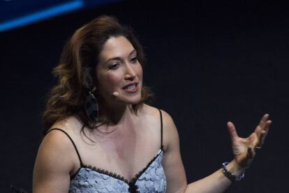 Randi Zuckerberg, durante una conferencia en Colombia el pasado junio.